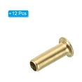 thumbnail image 3 of Unique Bargains 4mm ID 6mm OD Brass Compression Insert, 12Pcs Insert Tube Support Compression Fitting Accessories Kit, 3 of 5