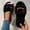 Black, variant on Viluyesy Womens and Mens Fuzzy Slippers, Open Toe Slip-On Plush Soft Sole Funny Halloween Home Slippers Black