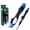 Blue-Black, variant on Golf Grip Trainer – Training Aid for Correct Hand Positioning, Build Muscle Memory & Improve Swing Consistency, Removable Attachment for Standard Golf Clubs, Ideal for Beginners & Intermediate Golfer