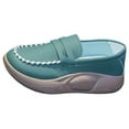 thumbnail image 1 of Chaussures Décontractées pour Femmes Confortables à Enfiler Espadrilles Mode en PU pour Marche Intérieure Extérieure Vert 40, 1 of 8