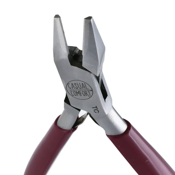 The Beadsmith Flush Cutters – 5.25” Jewelry-Making Tool w/ TC Blades, PVC Grip, & Springs