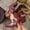 Wine, variant on Women's Embroidered Ankle Boots Western Style Block Heel Mid Heel Casual for Boho Look Coffee 9