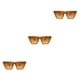 thumbnail image 4 of Guardurnaity Gafas de sol, carcasa de plástico, lentes transparentes, estilo novedoso, gafas Unisex, gafas de sol elegantes para mujer, para adultos, Type1 NO1 Guardurnaity CBP338797, 4 of 6