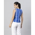 thumbnail image 3 of Moomaya Womens Printed Side-Buttoned Top, Sleeveless Round Neck Casual Top, 3 of 8
