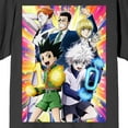 thumbnail image 2 of Hunter X Hunter 10th Anniversary Group Shot Crew Neck Short Sleeve Charcoal Men's T-shirt-XXL, 2 of 4