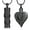 2 Pcs-Heart, variant on Butterfly Cylinder Urn Necklace Cremation Jewelry for Ashes Stainless Steel Pendant Funeral Keepsake Loved Ones Memorial Gift for Women Men
