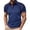 Blue, variant on Men'S Athletic Shirts & Tees Button Down Lapel Solid Color Short Sleeve Sleeve Rugby Shirt for Men,Black,L