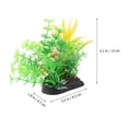 thumbnail image 2 of GETAJGHSD 6Pcs Artificial Aquatic Plants for Fish Tank Decoration Assorted Color Realistic Design, 2 of 6
