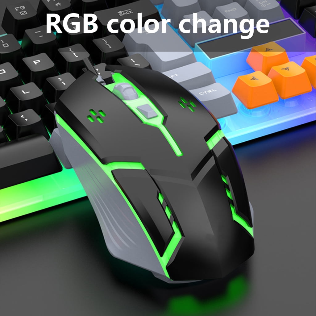 MultiSystems Wire Keyboard 104Keys with Breathing Lighting, Ergonomic Build Keyboard and Long Last Switches Life