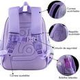 thumbnail image 4 of Mochila Escolar Kinder SQbags Bolitas Con Bolsa Transparente, 4 of 4