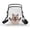 Cat Pattern, variant on The Image of the British Flag Women Messenger Bag Leakproof Polyester Adults 4.33x1.97x7.09 for Outdoor Travel Daily Use