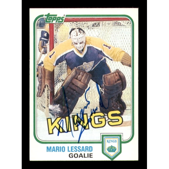 Mario Lessard Autographed 1981-82 Topps Card #98 Los Angeles Kings SKU #251419