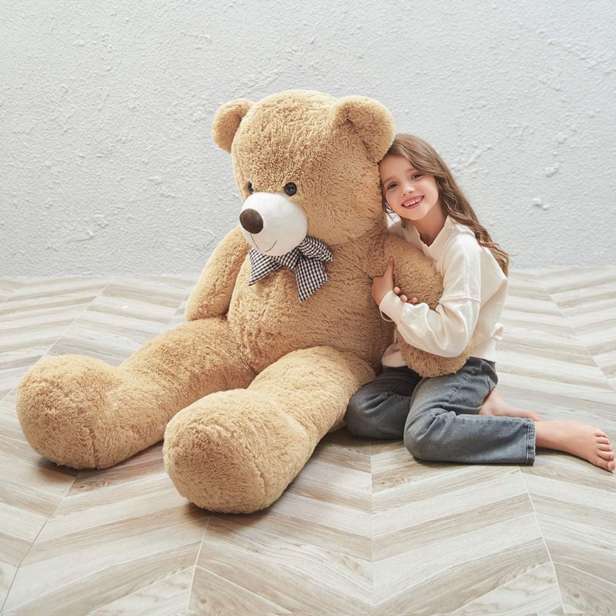 MorisMos Giant Teddy Bear 55" Stuffed Animal Soft Big Bear Plush Toy