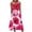 Pink, variant on ibuvkizy Summer Dresses for Women Plus Size Summer Dresses,New Women's V-neck Button Button Sleeveless Printed Long Dress,Holiday Party Beach Dress,Gifts for Women