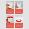 thumbnail image 5 of Poultry Feeder, 9.2x10.2cm Chick Feeder And 8.7x10.2cm Waterer Kit Rotating Sleeve Design Automatic Feeding And Watering Poultry Feeder, 5 of 5