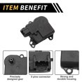 thumbnail image 4 of Reemplazo del actuador de puerta de mezcla de calefacción HVAC Unique Bargains para Ford F250 2009 No. 8A8Z19E616A Actuador de puerta de aire Plástico Metal Negro, 4 of 6