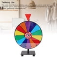 thumbnail image 5 of LAZIOEGR 11.8in / 30cm Tabletop Spin Prize Wheel with 14 Editable Color Slots & Dry Erase Marker for Carnival Trade Show Game Stand, 5 of 9
