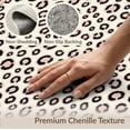 thumbnail image 6 of ODIKA Leopard Cheetah Spotted Print Bold Stripe Border Motif Zebra Pink Flowing Pet Friendly & Kids Safe Play for Playroom, Bedroom, Reading Nook, 6 of 7