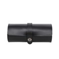 thumbnail image 1 of Jumpingount Bolsa de 3 ranuras, portátil, Vintage, de moda, seguro, de cuero genuino, para relojes, estuche exquisito, bolsa de viaje, regalos para el hogar Relojes Negro Jumpingount AP016592-02, 1 of 6