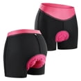 thumbnail image 1 of Ropa interior de ciclismo para mujer Pantalones cortos de bicicleta acolchados Pantalones cortos de Wosawe Pantalones de las señoras, 1 of 7