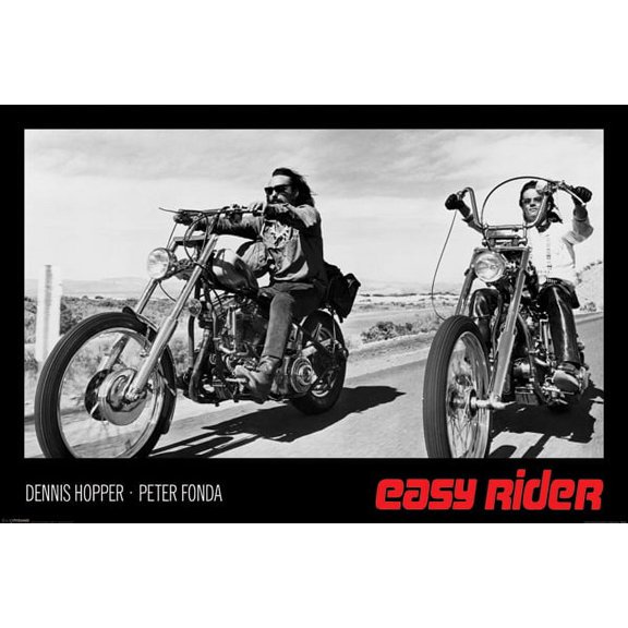 Easy Rider - Black & White Poster (36 x 24)
