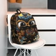 thumbnail image 6 of Fotbe Quirky Owl With Glasses Lightweight Casual Laptop Backpack for Men and Women, Daily use Waterproof backpack, Backpack for College, 6 of 7