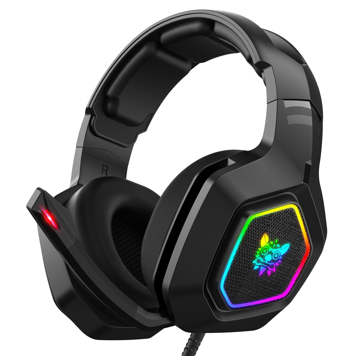 SADES Spirit Wolf 7.1 Surround Sound Stereo USB Gaming Headset with MIC Over the Ear Noise Isolating Volume Control For PC Gamers Walmart