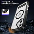 thumbnail image 2 of Allytechgroup iPhone 16 Plus Case Magnetic, [Military Grade Protection] Compatible with Magsafe Rugged Hybrid TPU PC Back Cover Bumper Phone Case Cover for Apple iPhone 16 Plus, Clear, 2 of 7