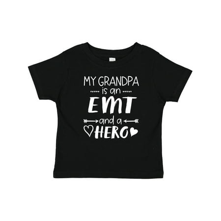 

Inktastic My Grandpa is an EMT and a Hero Gift Baby Boy or Baby Girl T-Shirt