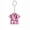Pink, variant on Mini Medical Scrub Uniform Keychain, Nurse Doctor Scrubs Outfit Charm Key Ring, Healthcare Worker Appreciation Gift Accessory,2PC.