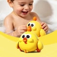 thumbnail image 6 of syligr Pull Along Chick Toy for Toddlers 1-3, Yellow Walking Crawling Toy, Interactive Pull Toy, Early Educational Developmental Gift, No Batteries Required, for Boys Girls Indoor Outdoor, 6 of 7