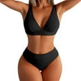thumbnail image 2 of Traje de Baño Para Mujer, Traje de Baño de Cintura Alta, Bikini Erógeno, Conjunto Sólido, Sujetador Relleno de Dos Piezas, Traje de Baño, Ropa de Playa Odeerbi ODB188255, 2 of 6