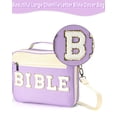 thumbnail image 7 of Soda Candy Bible Cover Case for Women, Large Chenille Letter Bible Bag with Shoulder Strap Bible Carrying Tote Bags for Bible Study Accessories, for Women Lady, 7 of 7