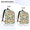 thumbnail image 2 of Rateoe Beautiful African Womens Pattern Durable Canvas Backpack for Men & Women – Stylish & Lightweight – Adjustable Straps, Multiple Pockets – Fits 15-17 Inch LaptopsSmall, 2 of 5
