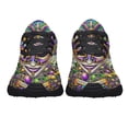 thumbnail image 5 of Mardi Gras Masquerade Beads Shoes Sneakers Black Size 10.5, 5 of 7