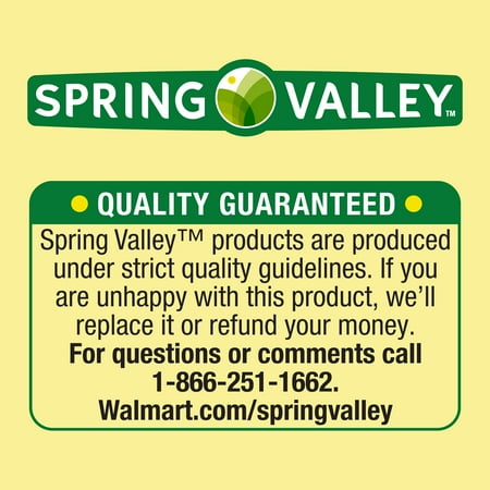 Spring Valley Mushroom Complex Dietary Supplement Vegetarian Capsules for Heart Health, 6,200 mg, 30 Count