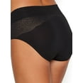 thumbnail image 2 of Women's Warner's RU3234P Cloud 9 Seamless Hipster Panty (Black 2X), 2 of 2