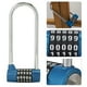 thumbnail image 3 of Cerradura de puerta NikouMX Cerradura de gabinete en forma de U de Aleación de zinc color Rojo Azul Plata Negro, 3 of 8