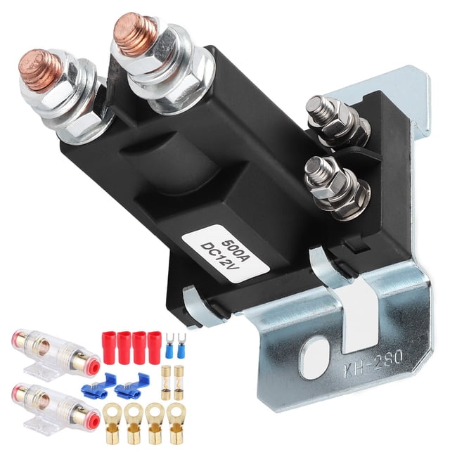Dual Battery Isolator, ABS Wide Application High Efficiency Tie Reliable Durable Car Relay, RVs for Car