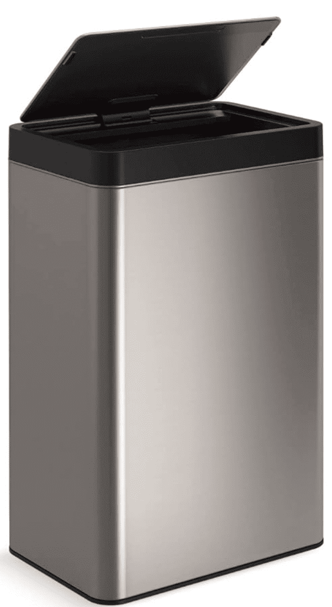 simplehuman Large 12 gal Plastic Rectangular Kitchen Trash Can