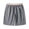 thumbnail image 5 of Mens Shorts Casual Summer Elastic Waist Drawstring Straight Leg Lightweight Knee Length Athletic Shorts with Pockets, 5 of 8