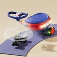 thumbnail image 5 of Electric Wiggle Car with Flashing Wheels, Rechargeable 2 in 1 Swing Car with Anti-Rollover, Music and Pedal, 2 Motor Ride On Car for Outdoor, Blue and Red, 5 of 9