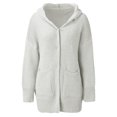 thumbnail image 3 of Vedolay Womens Sweaters Oversized Knit Open Front Cardigan Sweater Jacket Coat White,One Size, 3 of 5