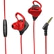 thumbnail image 1 of Auricures para juegos con cable de 3,5 mm, auricures para juegos con graves estéreo con canceción de ruido y controles de - Rojo, 1 of 6