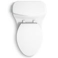 thumbnail image 3 of Kohler 30810-96 1.28 GPF Santa Rosa Compact Elongated Toilet with Revolution 360 Swirl Flushing Technology - Biscuit, 3 of 4
