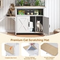 thumbnail image 5 of White 40-50 Gallon Aquarium Stand with Cat Litter Box Enclosure, 5 of 9