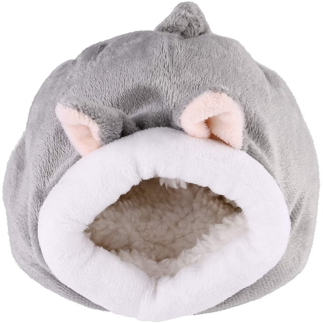 Nido de algodón nido de algodón para hámster - gris pequeño Ormromra LL-2347
