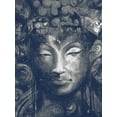 thumbnail image 2 of Debs, Emma Catherine 15x18 Black Ornate Wood Framed with Double Matting Museum Art Print Titled - Buddha 1, 2 of 4