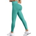 thumbnail image 3 of CHENge High Waisted Leggings for Women Retro Opaque Scrunch No See Through Tummy Control Cycling Workout Yoga Pants, 3 of 4