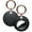 Black, variant on Basic Case Keychain Compatible with AirTag - Keys, Backpacks, Purses, Golf Rangefinders, Slim and Simple Design, Scratch-Free,Premium Silicone, Safe for Kids and Pets [Stone]- 1PC